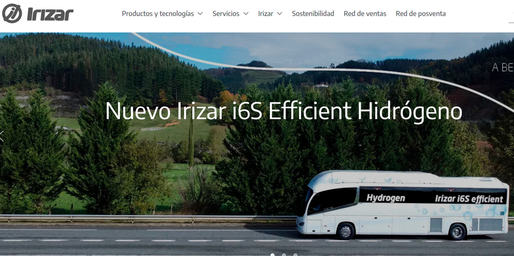 New Irizar web